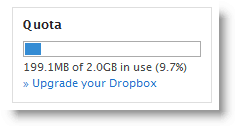 dropbox quota