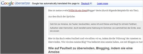 Google Translator German