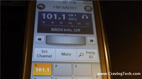 LG Chocolate Touch FM Radio Tuner