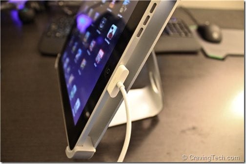 Titan iPad Stand Review -  recharging