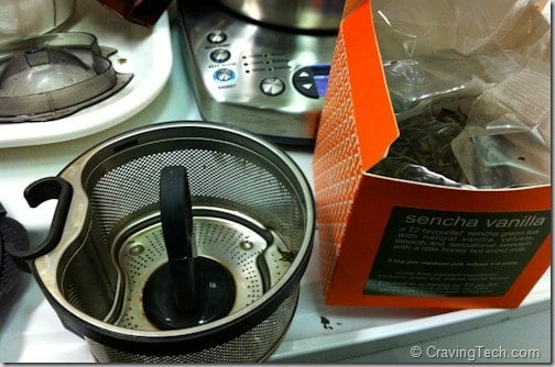 Breville Tea Maker Review - Tea basket