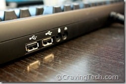 Meka G1 Review - USB and audio jacks Meka G1 Review - USB and audio jacks
