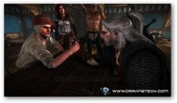 The Witcher 2 Review - arm wrestling