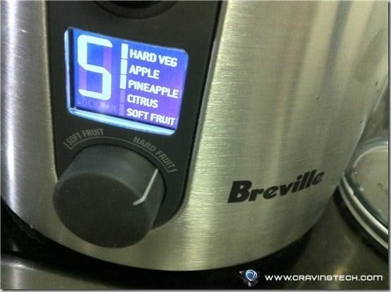 Breville ikon Froojie Review -  setting