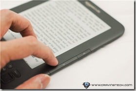 Amazon Kindle 3 Review - Right buttons