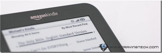 Amazon Kindle 3 Review - battery