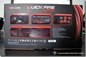 CM Storm Quick Fire Rapid - Packaging Back