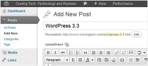 WordPress 3.3 release