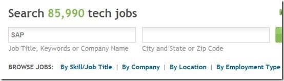 Search by job