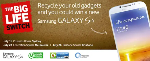 Samsung GALAXY S4 giveaway