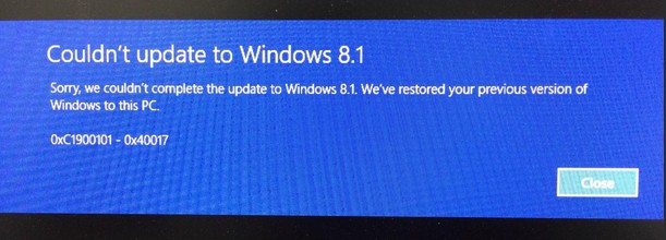 Windows 8.1 BSOD