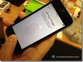 iPhone 5s touchid