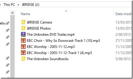 ibridge on Windows Explorer