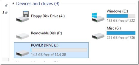 Power Drive Windows Explorer