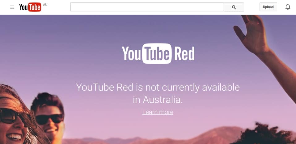 YouTube Red Australia