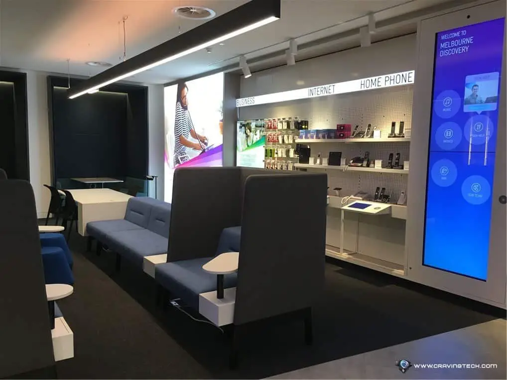 Telstra flagship store in Melbourne