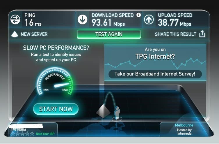 D-Link Taipan new firmware speedtest