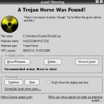 Avast found a trojan horse