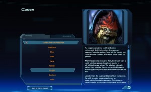 Mass Effect Codex