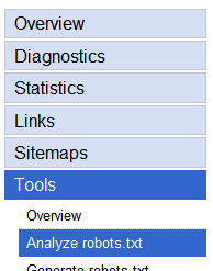 Google Webmaster Tools