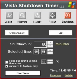 Vista Shutdown Timer