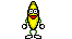 Free banana emoticon