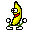 Cute Banana Emoticon