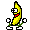 Cute Banana Emoticon