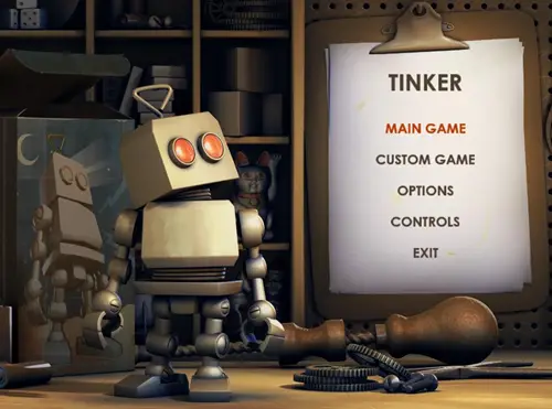 Microsoft Vista Tinker Robot Puzzle Game
