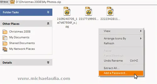 add password to zip file add password to zip file