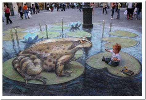 3D Chalk Drawings by Julian Beever