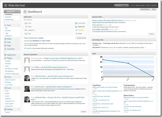 WordPress_Dashboard