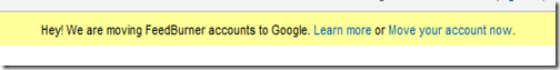 feedburner moving