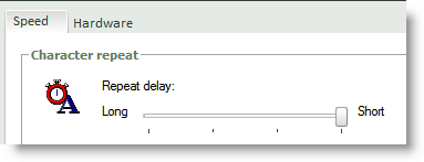 keyboard repeat delay speed