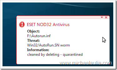 NOD32_virusDetected
