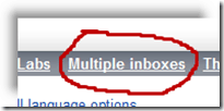 multiple inbox settings