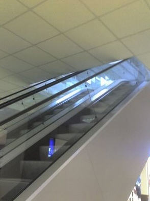 construction joke - escalator