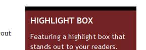 vigilance theme highlight box