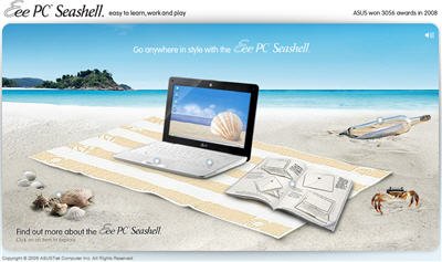 asus eee pc seashell