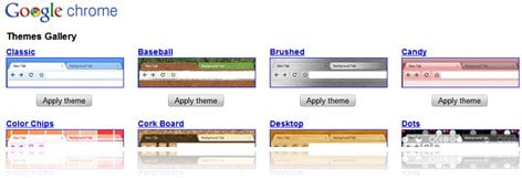 change google chrome themes