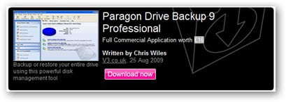 free paragon drive backup 9