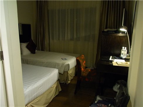 A room where I'm staying for Nuffnang Award