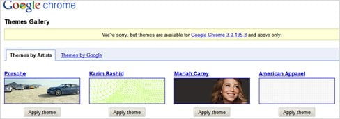 Google Chrome Themes