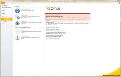 Microsoft Office 2010 Beta Activation required error