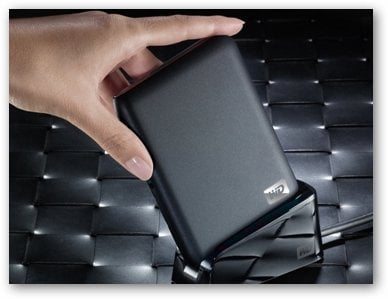 Secure “plug-and-play” external hard drive