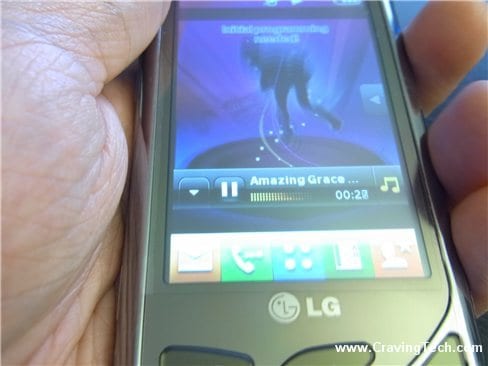 LG Chocolate Touch Music Player
