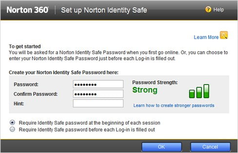 Norton 360 Norton Identity Safe