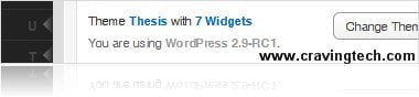 WordPress 2.9 with Thesis 1.6