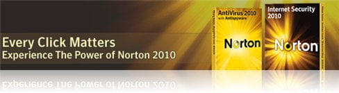 10% Off Norton Antivirus and Norton Internet Security 2010