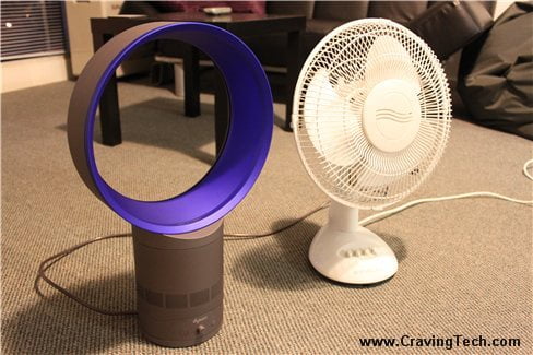 Dyson Air Multiplier vs Conventional fan